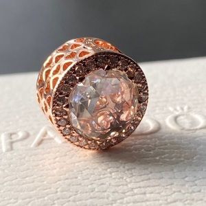 Authentic Pandora rose gold charm